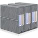 Latitude Run® Fabric Storage Bag - Set of 3 Fabric in Gray | 13 H x 15 W x 4.05 D in | Wayfair 66420983FDE249B2976CBF91093EB6F0