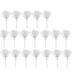 100pcs Pearl Beaded Artificial Flowers Bridal Bouquets Wedding Decoration DIY Fake Pearl Beads String Party Props Home Decor