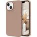iPhone 14 Case Liquid Silicone Soft Gel Rubber iPhone 14 Phone Case Slim Thin Phone Case with Microfiber Lining Shockproof Protective Phone Cases Cover for 6.1 inch iPhone 14 Khaki
