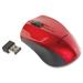 Innovera Mini Wireless Optical Mouse - Red-Black