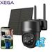 Xega 3G/4G LTE Solar Security Camera with SIM Card (Verizon AT&T T-Mobile) No Wi-fi Security Camera 2K HD 355Â° PTZ with Color Night Vision Motion Detection 2 Way Talk SD&Cloud Storage