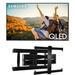 Samsung QN65Q60CAFXZA 65 QLED 4K Quantum HDR Dual LED Smart TV with a Sanus VLF728-B2 Full Motion Wall Mount (2023)