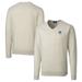 Men's Cutter & Buck Oatmeal North Carolina Tar Heels Alumni Logo Lakemont Tri-Blend V-Neck Pullover Sweater