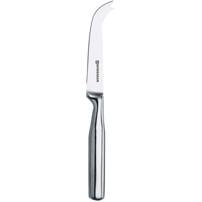 Käsemesser SWISSMAR, silber, Gesamtlänge 21cm, Edelstahl, Kochmesser, univerell, Edelstahl, geschwungene Klinge für einfaches schneiden