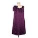 Vivienne Tam Casual Dress: Purple Dresses - Women's Size 8
