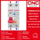 CNC 230V 50/60 HZ RCBO MCB 30mA Residual Current Circuit Breaker With Over Current And Leakage