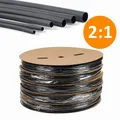 1/5/10/25M 2:1 Black 1 2 3 5 6 8 10mm Diameter Heat Shrink Heatshrink Tubing Tube Sleeving Wrap Wire