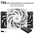 T30 High Performance S-FDB 12V 4PIN PWM 2150RPM Quiet 12cm Cooling Fan For Computer Case