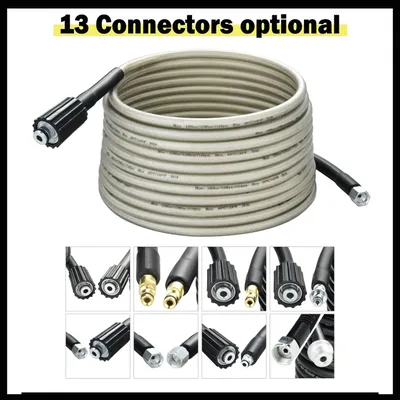 2~40m High Pressure Water Cleaning Hose Pipe Cord Pressure Washer Hose Extension Hose for Karcher Bosch Black & Decker Makita