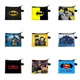 DC Anime Figure Justice League Batman Bruce Wayne Coin Purse Portable Card Case Coin Key Storage Bag