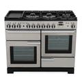 Rangemaster Professional Deluxe PDL110DFFSS/C Stainless Steel / Chrome 110cm Dual Fuel Range Cooker