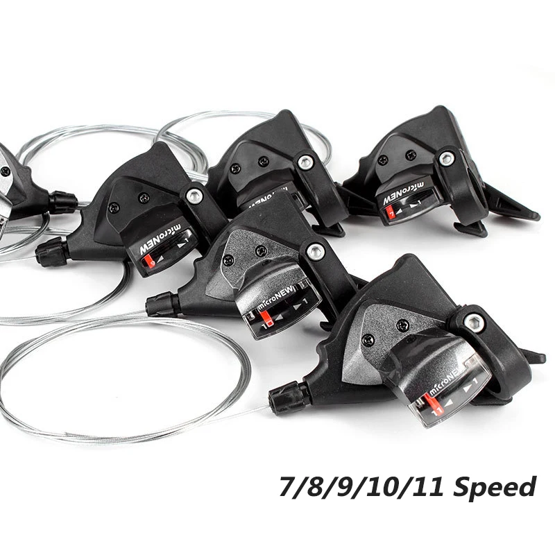 Fahrrad Schaltwerk Vorne Hinten Schalthebel 7/8/9/10/11 Geschwindigkeit MTB Mountainbike Shifter Fahrrad Schalthebel Fahrrad Teile microNEW