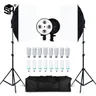Sh Fotografie vier Lampen fassung Softbox 50x70cm Fotostudio Beleuchtungs set Softbox Kits Softbox