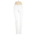 o2 Denim Jeggings - Low Rise: White Bottoms - Women's Size 26 - Distressed Wash