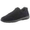 Schnürschuh GABOR "FLORENZ", Damen, Gr. 41, blau (nachtblau), Nubukleder, unifarben, sportlich, Schuhe, mit kontrastfarbenen Ziernähten, Freizeitschuh, Halbschuh, Schnürschuh