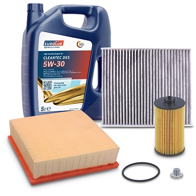 Atec Inspektionspaket Filtersatz SET A + 5l ÖL [Hersteller-Nr. 40580027] für Opel