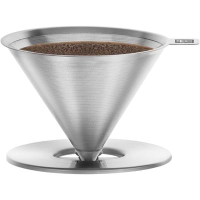 ZWILLING Sorrento Stainless Steel Pour Over Coffee Dripper - Silver - 1 unit