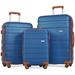 ABS 3pcs Clearance Luggage Hardside Lightweight Suitcase sets