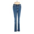 Madewell Jeans - Mid/Reg Rise Skinny Leg Denim: Blue Bottoms - Women's Size 28 - Medium Wash