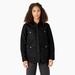 Dickies Women's Duck High Pile Fleece Lined Chore Coat - Black Size S (FJ176)