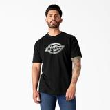 Dickies Men's Short Sleeve Logo Graphic T-Shirt - Black Size Lt (WS22E)