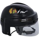 Oliver Moore Chicago Blackhawks Autographed Black Mini Helmet