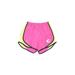 Nike Athletic Shorts: Pink Color Block Activewear - Women's Size X-Small