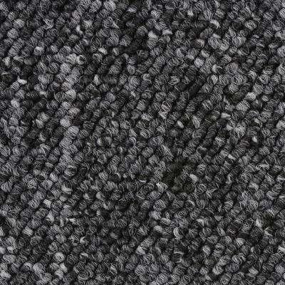 Teppichboden BODENMEISTER "Astano, Schlinge, Made in Netherlands", grau (grau anthrazit), B:400cm H:6mm L:500cm, Polypropylen, Teppiche, meliert, Breite 400 oder 500 cm, Wohnzimmer, Schlafzimmer