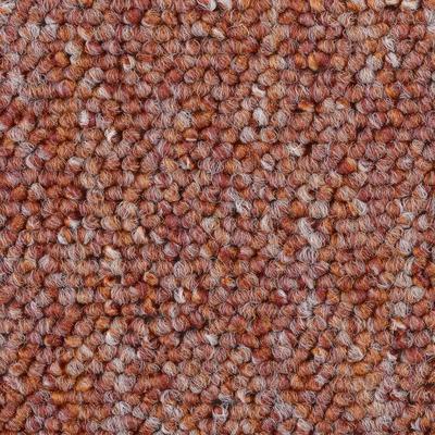 Teppichboden BODENMEISTER "Astano, Schlinge, Made in Netherlands", orange (orange rot), B:400cm H:6mm L:850cm, Polypropylen, Teppiche, meliert, Breite 400 oder 500 cm, Wohnzimmer, Schlafzimmer