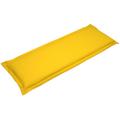 Bankauflage INDOBA "Premium" Polsterauflagen Gr. B/H/T: 45 cm x 120 cm x 9 cm, Polyester-Baumwolle, 1 St., gelb Bankauflagen