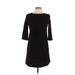 H&M Casual Dress - A-Line: Black Solid Dresses - Women's Size 6