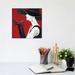 East Urban Home Haute Chapeau Rouge II by Marco Fabiano - Painting Print Canvas in Black/Red/White | 12 H x 12 W in | Wayfair