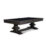 Plank & Hide Beaumont Slate Pool Table w/ Professional Installation Solid Wood in Black | 32 H x 101 W x 57 D in | Wayfair Beaumontblack
