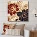 Red Barrel Studio® Rykker Red Blue Carnation Flower II On Canvas Print Canvas, Cotton in Black/Red | 30 H x 30 W x 1 D in | Wayfair