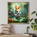 Harper Orchard Sabeen Cute Bunny Framed On Canvas Print Canvas | 16 H x 16 W x 1 D in | Wayfair 6E52CBD2A00B470DB13B66CD65A42E75