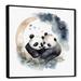 Redwood Rover Watercolor Baby Pandas II - Print Canvas, Cotton in White | 36 H x 36 W x 1.5 D in | Wayfair 74628D4FBA7F463A85F74212E8F3AA56