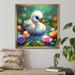 Harper Orchard Cute Baby Swan I Framed On Canvas Print Canvas in White | 36 H x 36 W x 1.5 D in | Wayfair 5A31A4E46C624A09ACD2A0BC373FA8E7