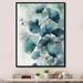 Red Barrel Studio® Green Leaf Veins I - Floral Leaves Canvas Print Metal in Blue | 32 H x 16 W x 1 D in | Wayfair DB6A216ED0F84D5E9FDF81C380788BD6