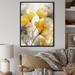 Red Barrel Studio® Palm Tropical Ginkgo Artwork III On Canvas Print Metal in Brown/White/Yellow | 40 H x 30 W x 1.5 D in | Wayfair