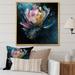 Red Barrel Studio® Blue Pink Peonies Artistry II Framed On Canvas Print Canvas, Cotton in Blue/Pink | 16 H x 16 W x 1 D in | Wayfair