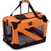 Tucker Murphy Pet™ Pet Life Folding Zippered 360° Vista View House Pet Crate Orange-M Plastic | 24.8 H x 24.8 W x 35.8 D in | Wayfair