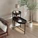 17 Stories 28.03 tall End Table Wood in Black | 28.03 H x 21.65 W x 12.99 D in | Wayfair 136730BE614A4547B8A6AFAFD75AB442