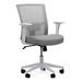 Workspace by Alera® Mesh Task Chair Upholstered/Mesh/Metal in Gray/White | 39.72 H x 27.72 W x 27.8 D in | Wayfair ALEWS42B47