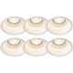 Set of 6 recessed spots white round - Dept - White