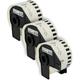 Vhbw - Set 3x Label Roll 50mm x 30.48m (1 Label) compatible with Brother pt QL-700, QL-710 Series, QL-710 Label Maker - Premium