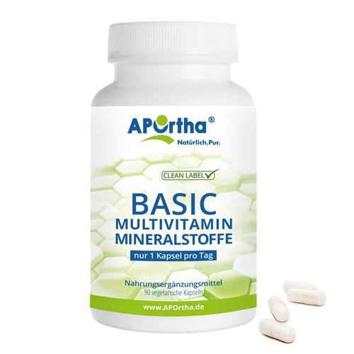 APOrtha® Basic Multivitamin + Mineralstoffe Kapseln 90 St