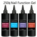 250g Primer Rubber Base Coat Basecoat Tempered Topcoat Matt Top Coat UV Gel Reinforcement