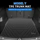 Upgrade Car Front Rear Trunk Mats Storage Pads Cargo Tray For Tesla Model Y Accessories Dustproof