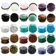 2PCS/Lot Stone Ear Plugs Gauges Earrings Women Men Ear Plug Flesh Tunnel Piercing Expander Ear