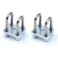 Unpowered Axle Metal U-shaped Screw Suspension Bracket for 1/14 Tamiya RC Truck Tipper SCANIA 770S